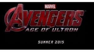 <strong style="margin-right:4px;">CC by Marvel Studios 13 aoÃƒÂ»t 2013.</strong>  					Logo du film Avengers : The age of Ultron prÃ©sentÃ© durant le Comic-con 2013