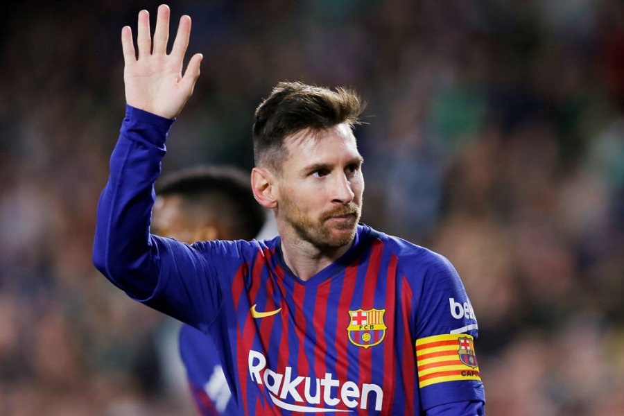 Messi lors de la 11e journée de Liga espagnole
