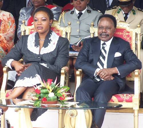 Edith Bongo et Omar Bongo