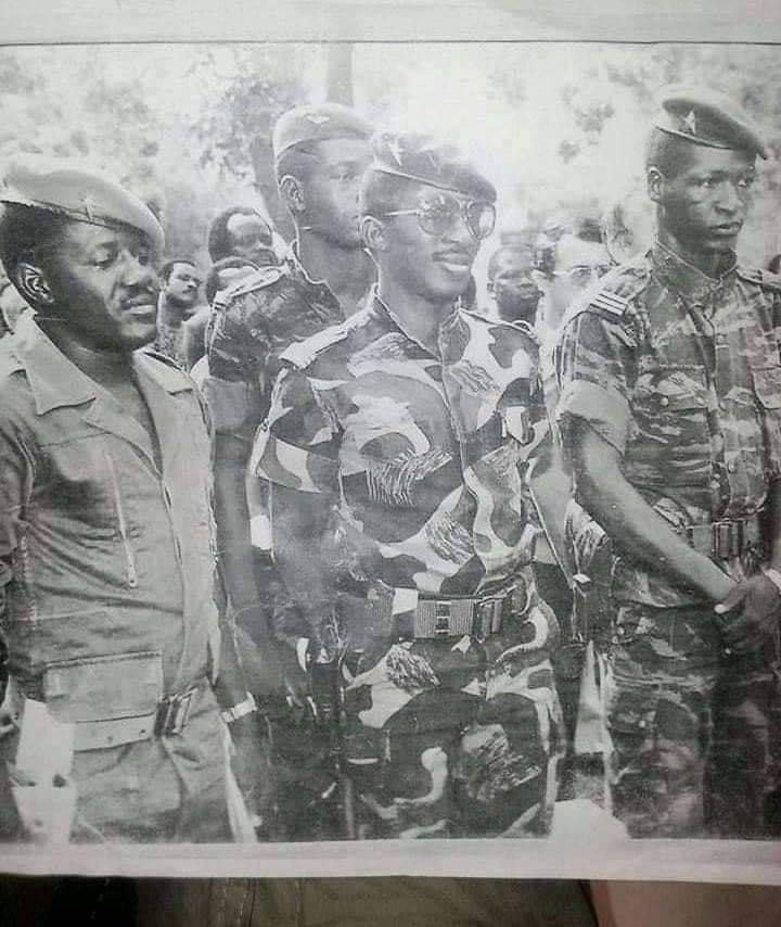 Thomas Sankara et Blaise Compaoré