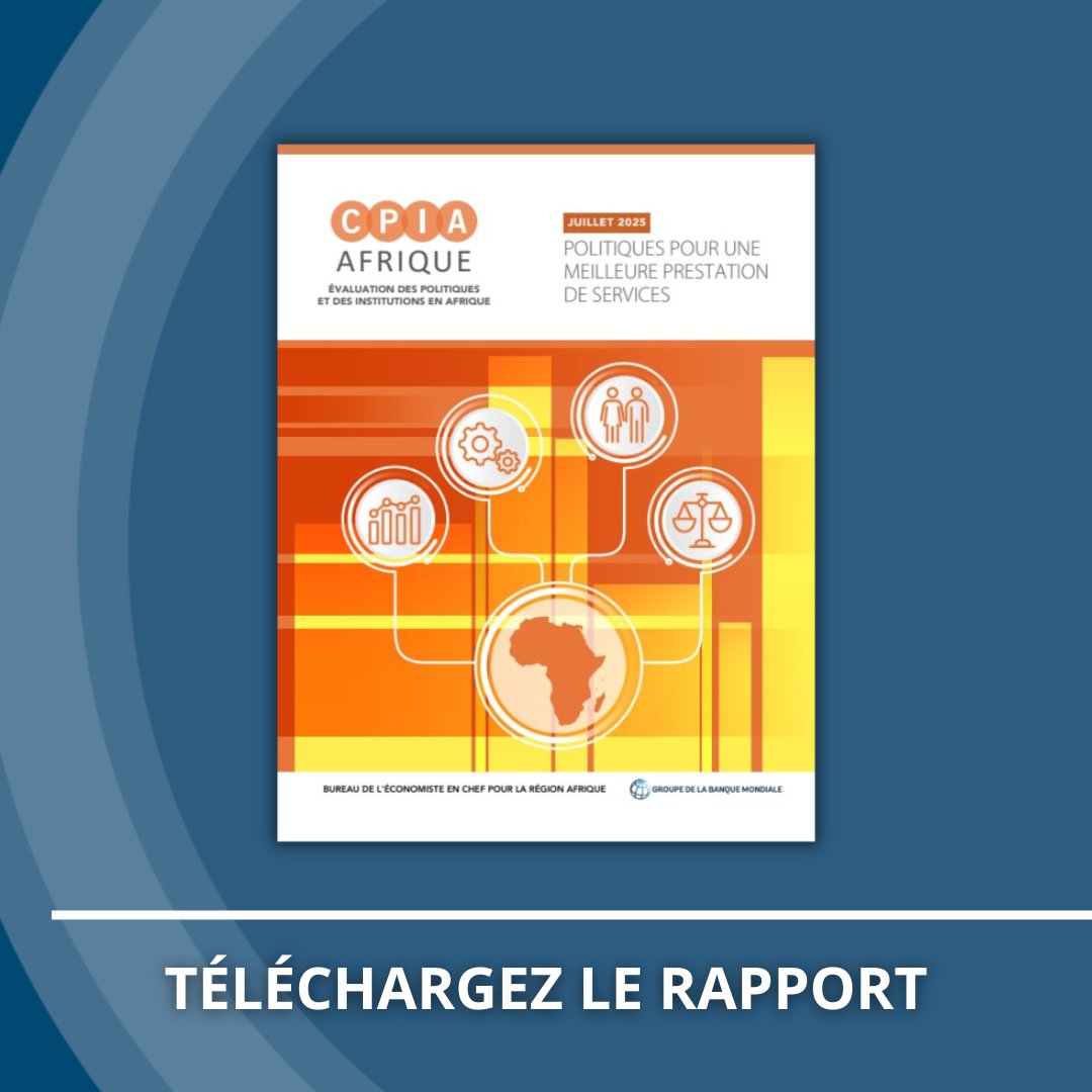 Notes de la CPIA autour de l'évaluation des politiques et des institutions en Afrique en 2025