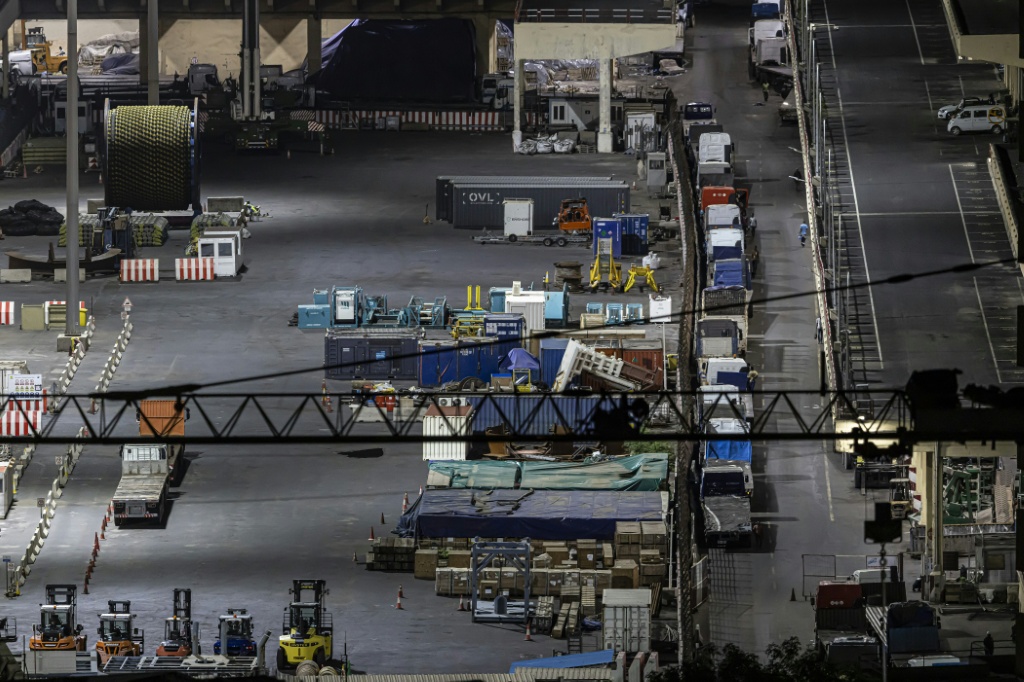 Vue générale du Port de Dakar, le 30 juillet 2025.
