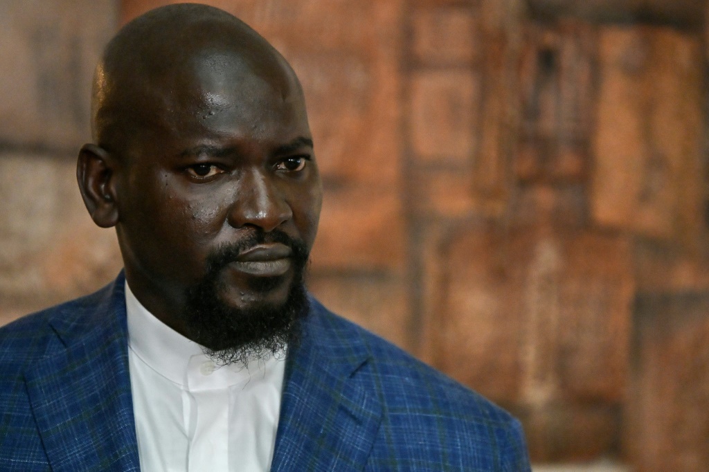 Le Président de Transition de la Guinée Mamadi Doumbouya