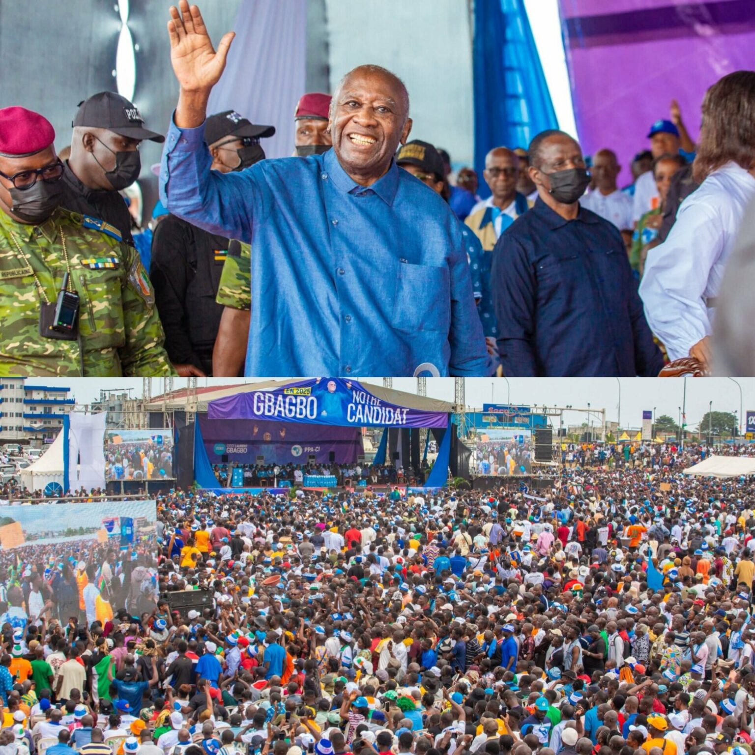 Laurent Gbagbo tance ADO