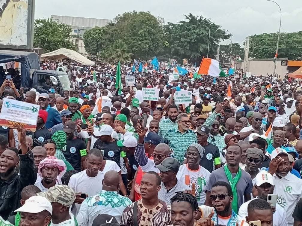 Marche de l'Opposition ivoirienne du 10 aout