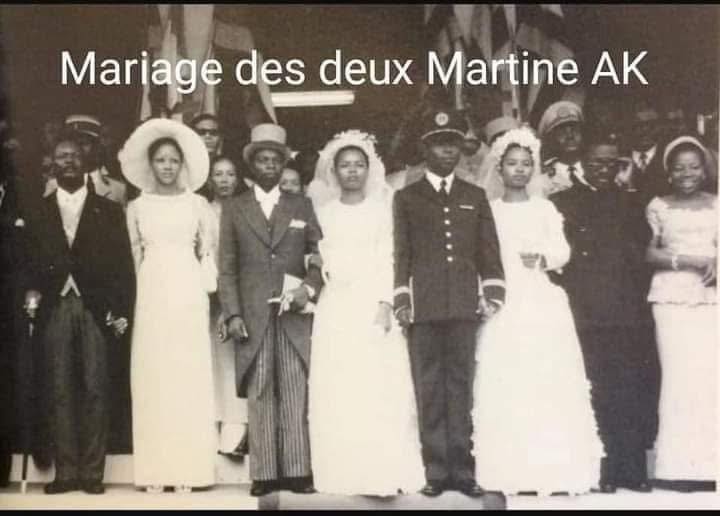 Mariage des deux Martine, filles de Bokassa