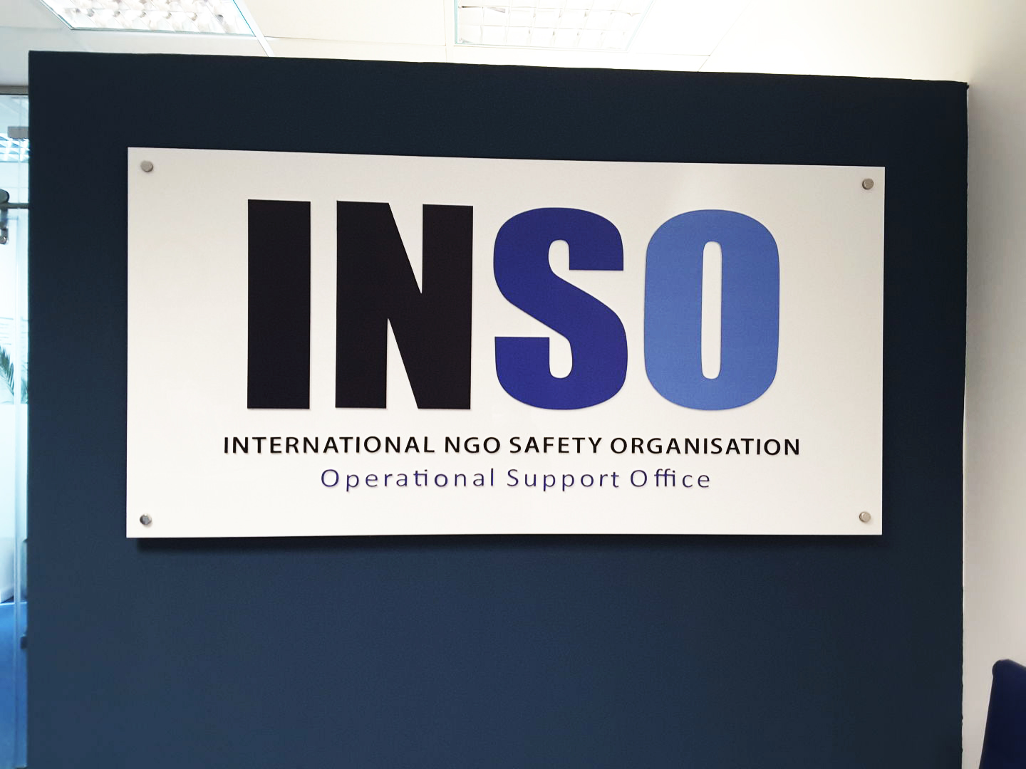 Logo de l'ONG INSO (spécialisée dans la sécurité humanitaire).