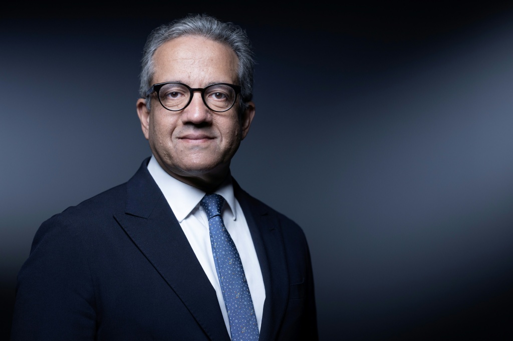 Khaled El-Enany, ancien ministre du Tourisme et des Antiquités d'Égypte, le 1er octobre 2025 à Paris.