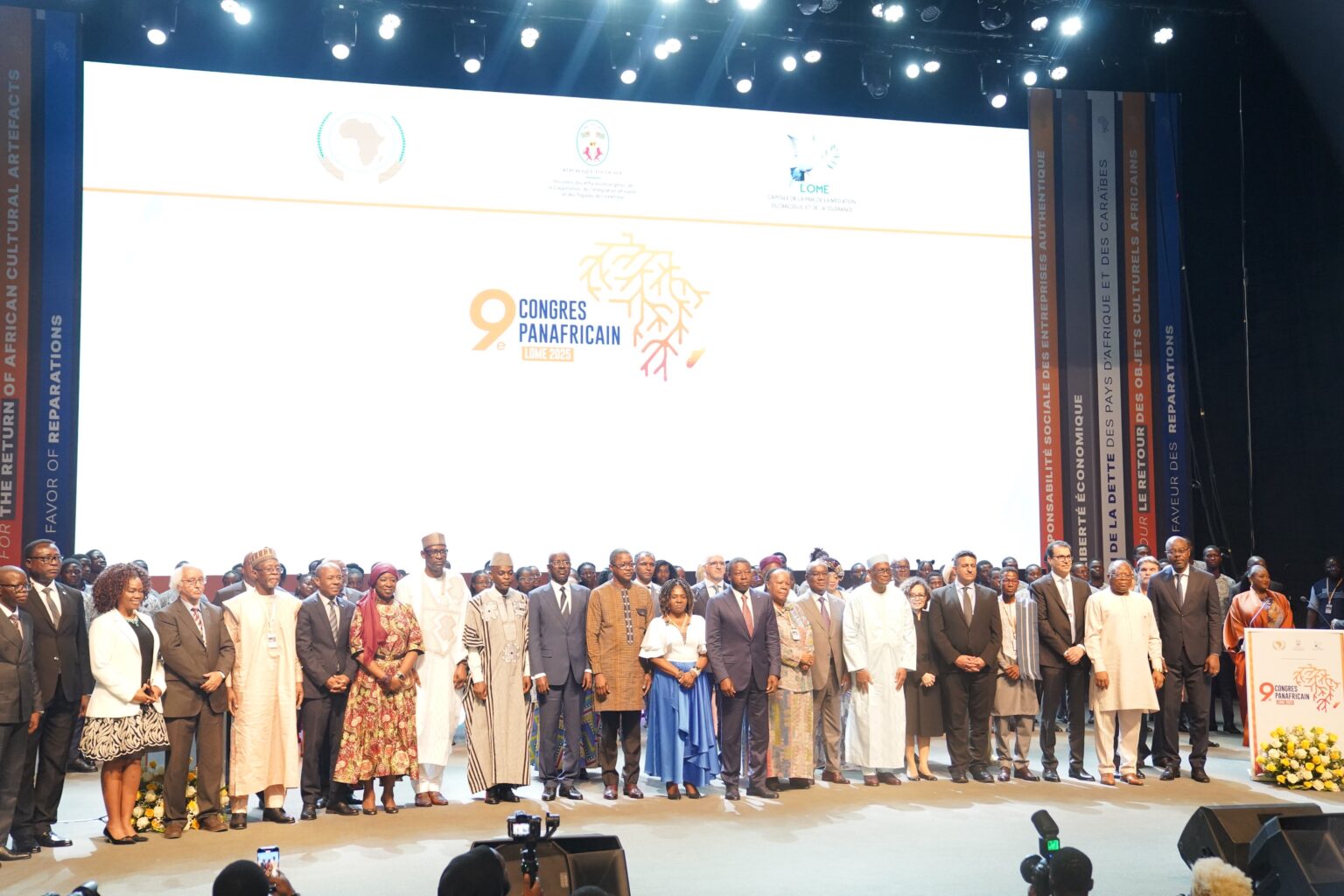9è Congrès sur le panafricanisme à Lomé: Ce qu'il faut retenir de la cérémonie d'ouverture ce 8 décembre