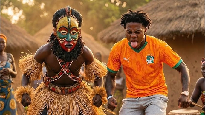 L'influenceur américain IshowSpeed, lors de son passage dimanche 25 janvier 2026 à Abidjan, en Côte d'Ivoire