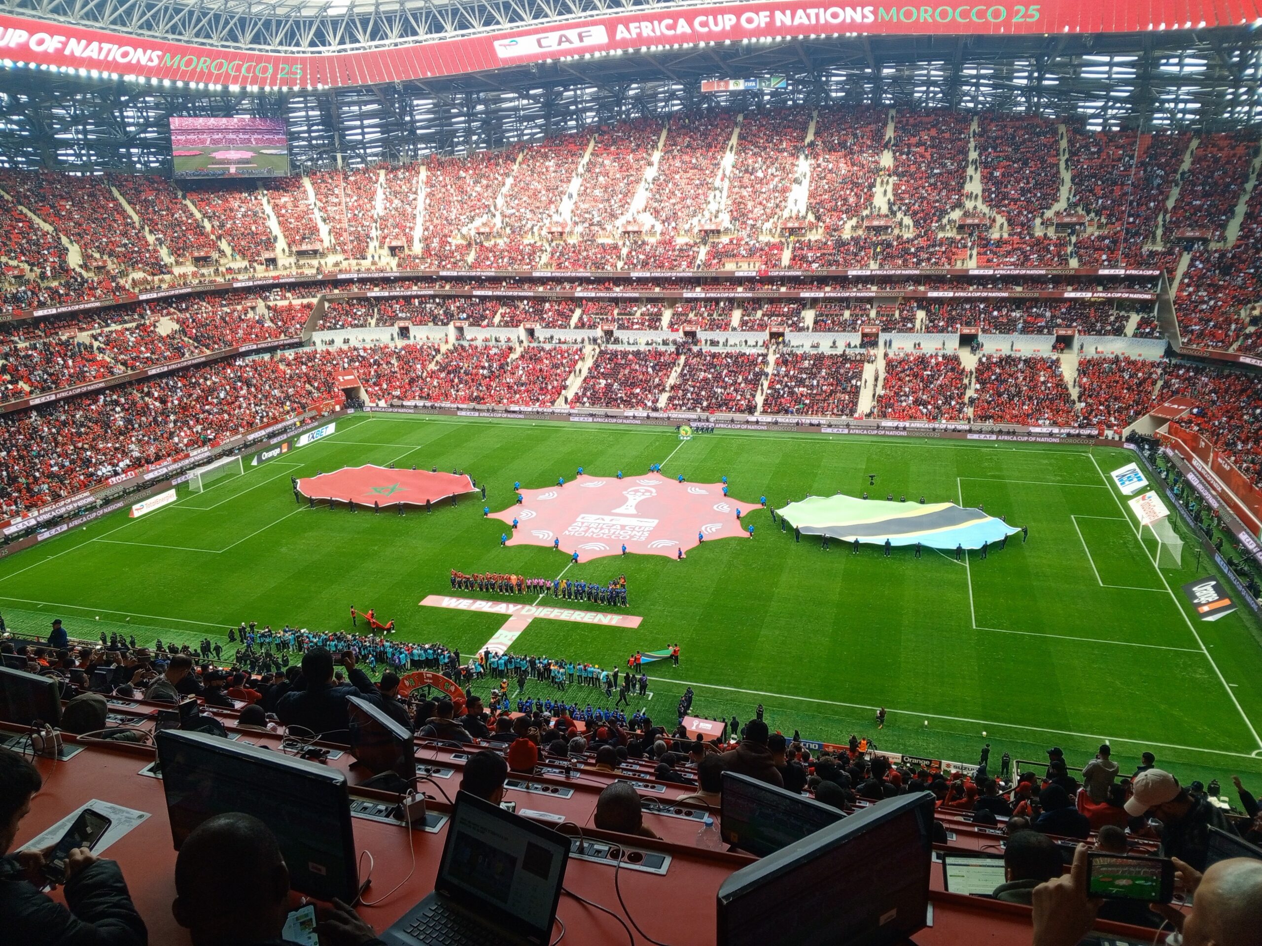 8è de finale Maroc vs Tanzanie ce 04 janvier 2026 à Rabat.