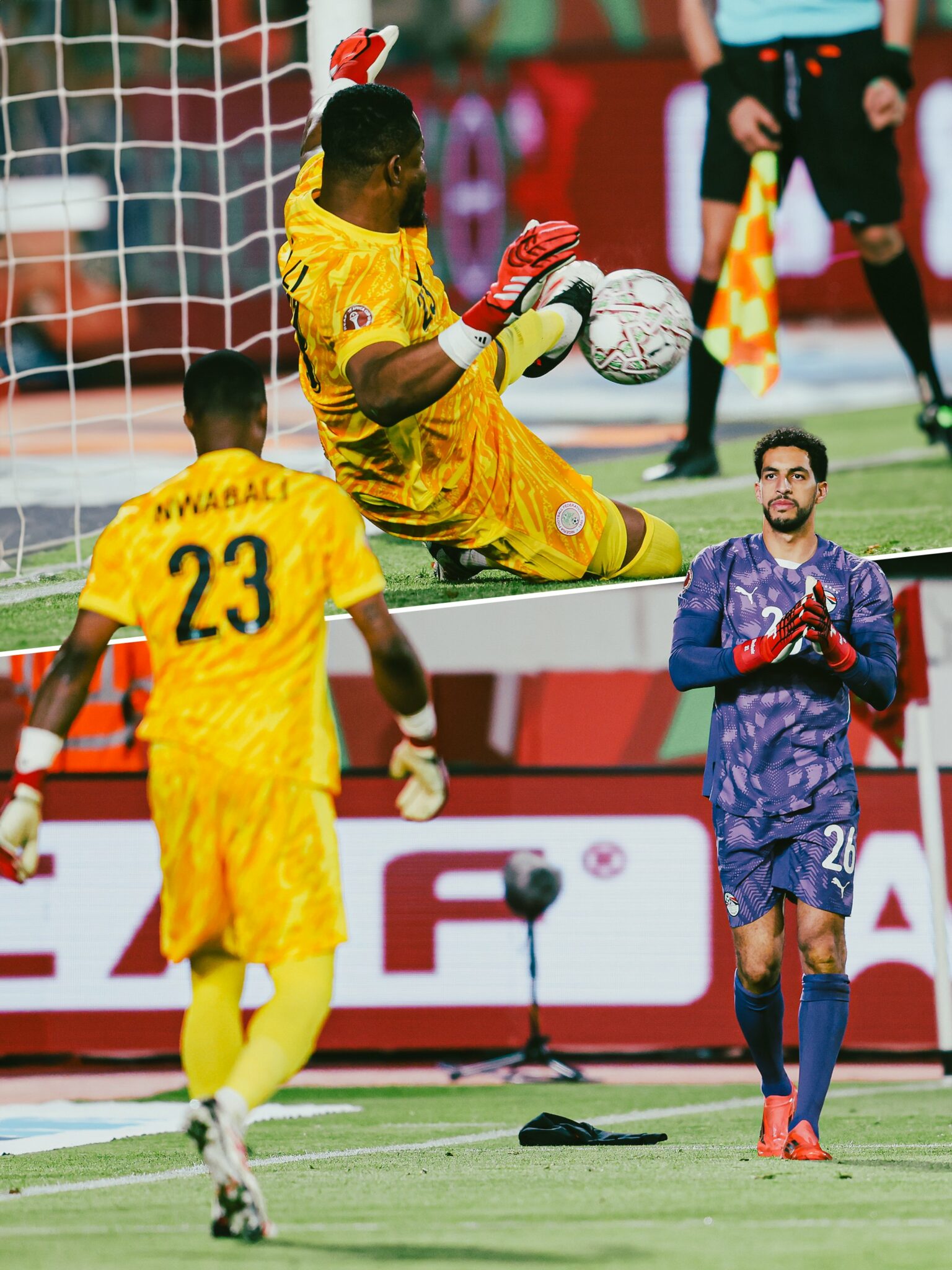 CAN: Stanley Bobo Nwabali élu Joueur du match Nigeria-Egypte ce 17janvier à la CAN 2025 (DR, CAF).