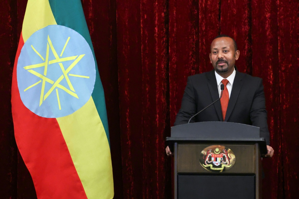 Le Premier ministre éthiopien Abiy Ahmed à Putrajaya (Malaisie) le 26 octobre 2024.