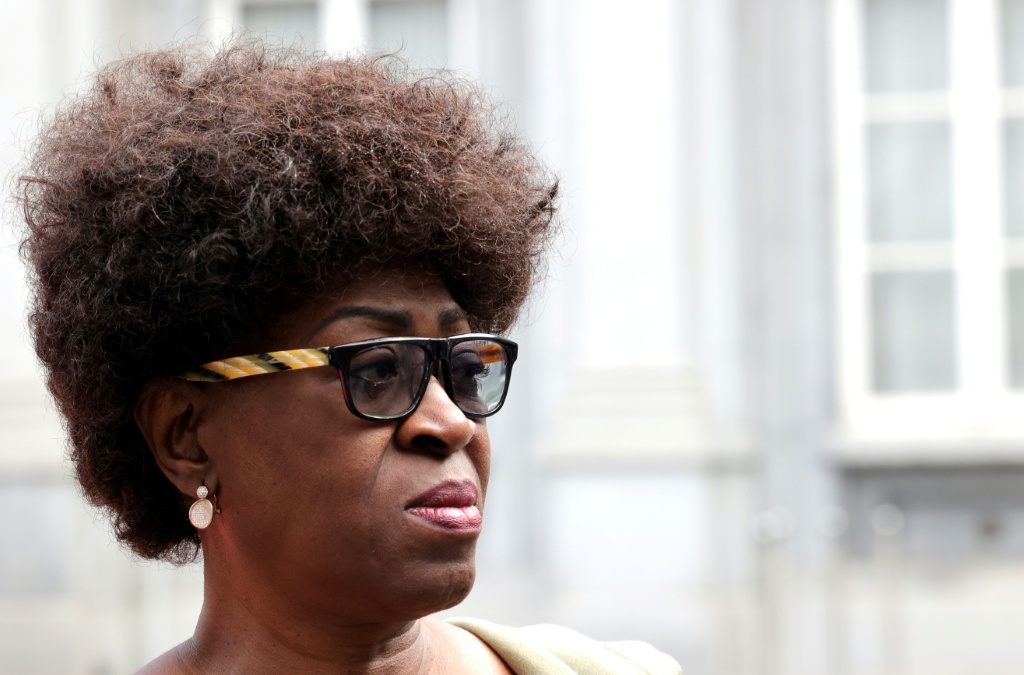 Juliana Lumumba, fille de Patrice Lumumba, à Bruxelles, le 20 juin 2022.