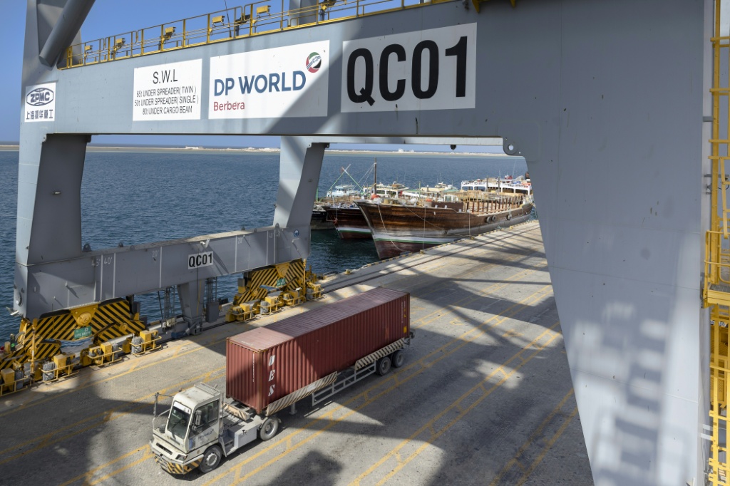 Sur le Port de Berbera, sur le golfe d'Aden, au Somaliland, le 18 février 2026.