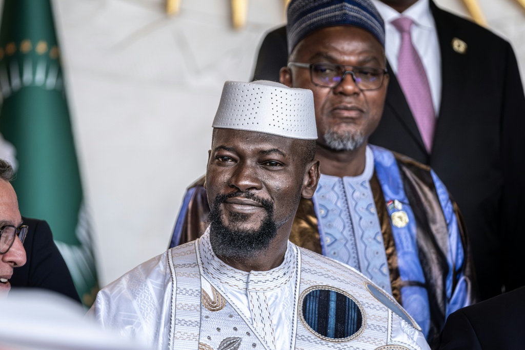 Le Président guinéen Mamadi Doumbouya, lors de la 39e session ordinaire de l'Assemblée de l'Union Africaine à Addis Abeba, le 14 février 2026 en Ethiopie.