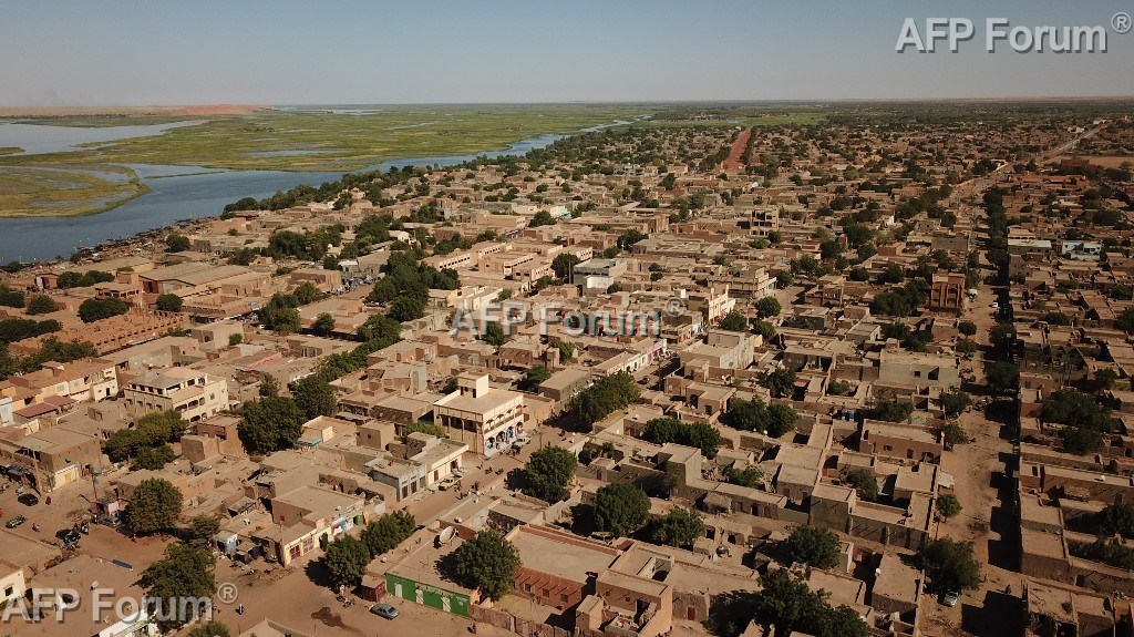Vue aérienne de Gao, au Mali, le 26 novembre 2019 (Photo d'archives).