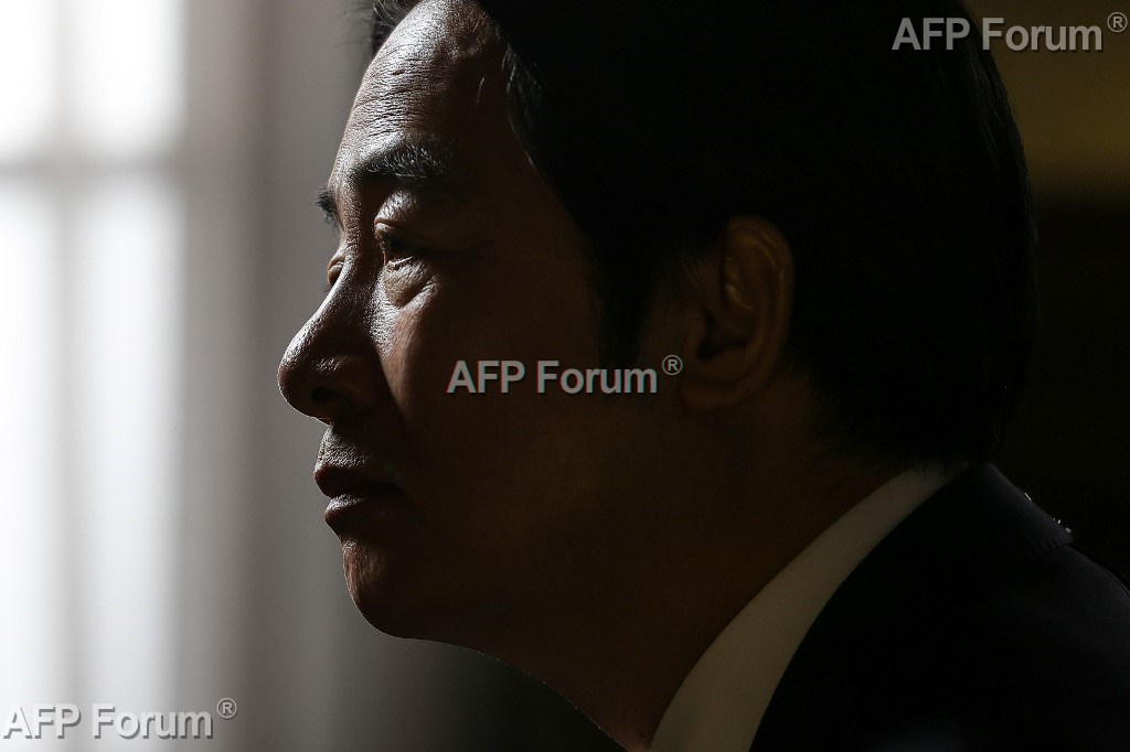 Le Président taïwanais Lai Ching-te lors d'un entretien avec l'AFP à la Présidence, le 10 février 2026 à Taipei.
