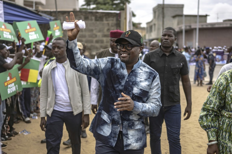 Le ministre des Finances béninois Romuald Wadagni, le 12 avril 2026 à Cotonou.