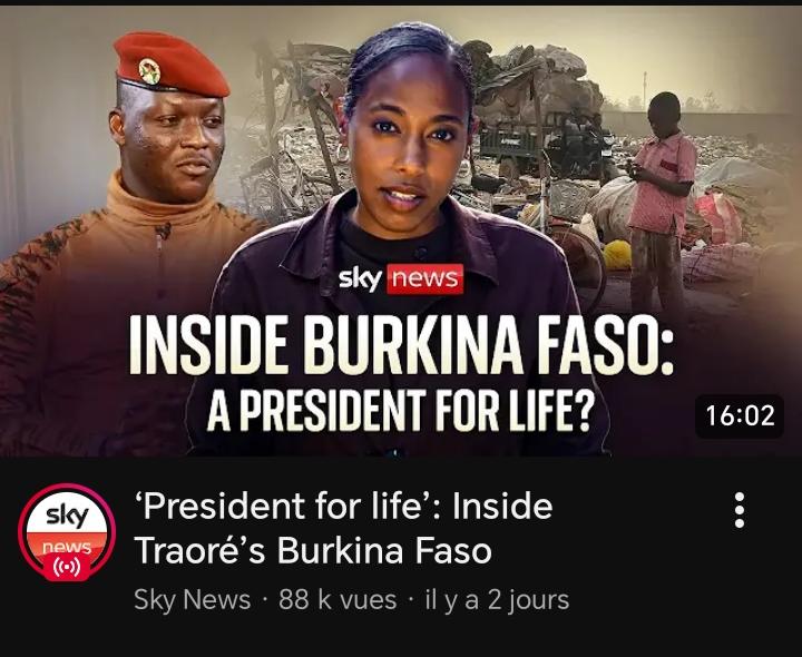 Capture d'écran 'd'Inside Burkina Faso' de la journaliste Yousra Elbagir.