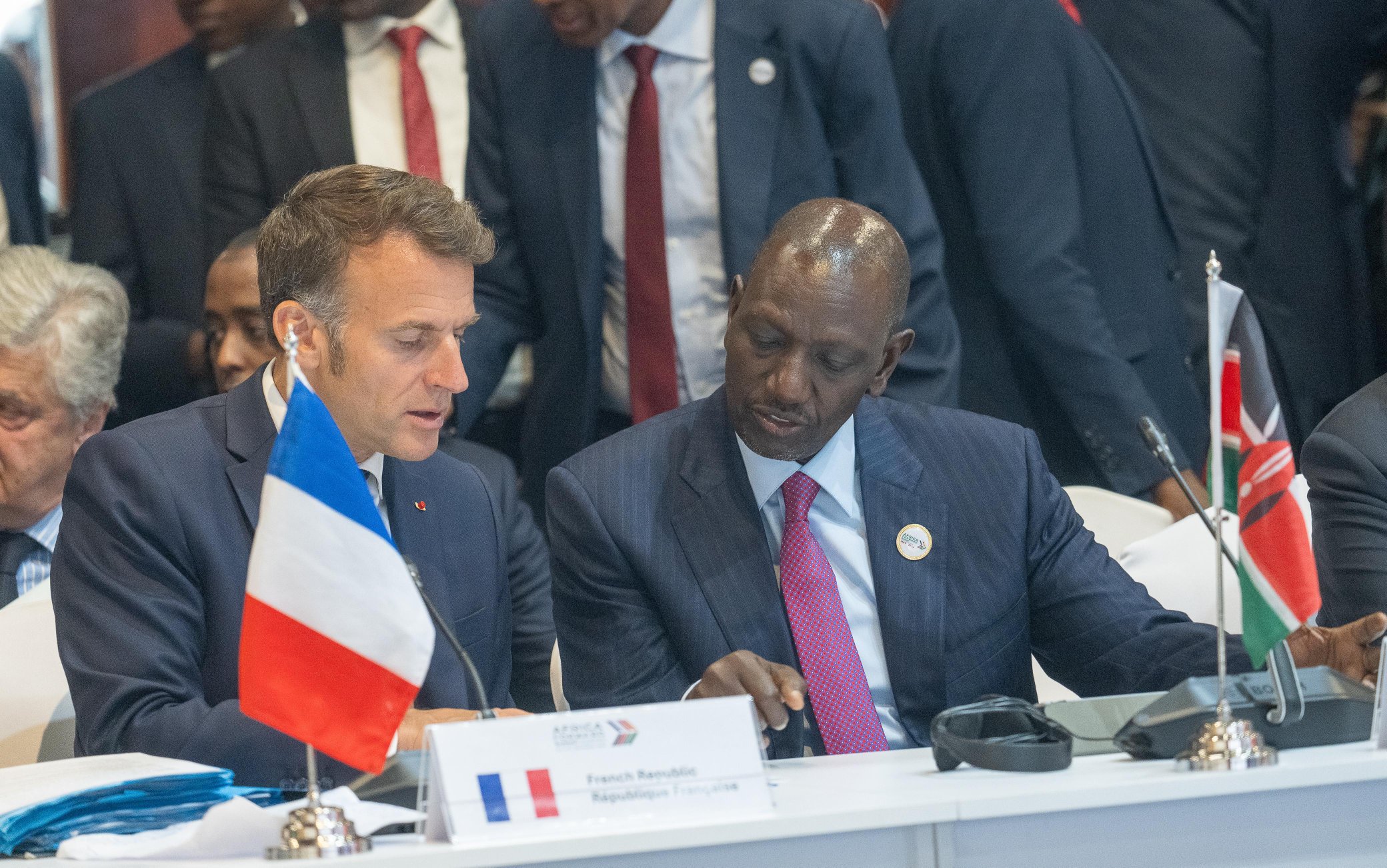 2è jour de 'l'Africa Forward' 2026 en présence d'une trentaine de dirigeants africains. Table ronde sur l'industrialisation verte du continent africain (photo, Présidence du Kenya).