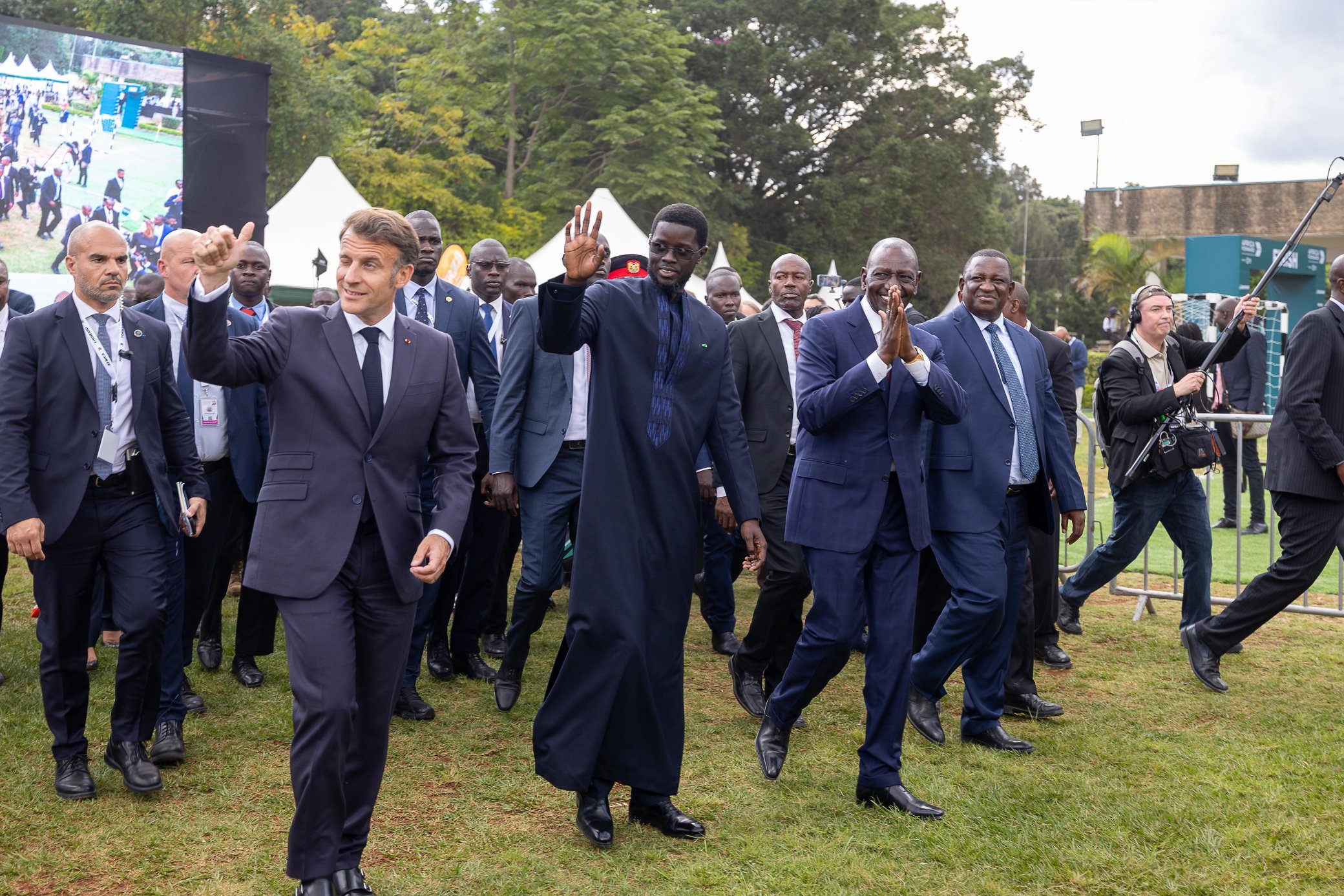 Emmanuel Macron au Forward Africa Summit ce 11 mai à Nairobi