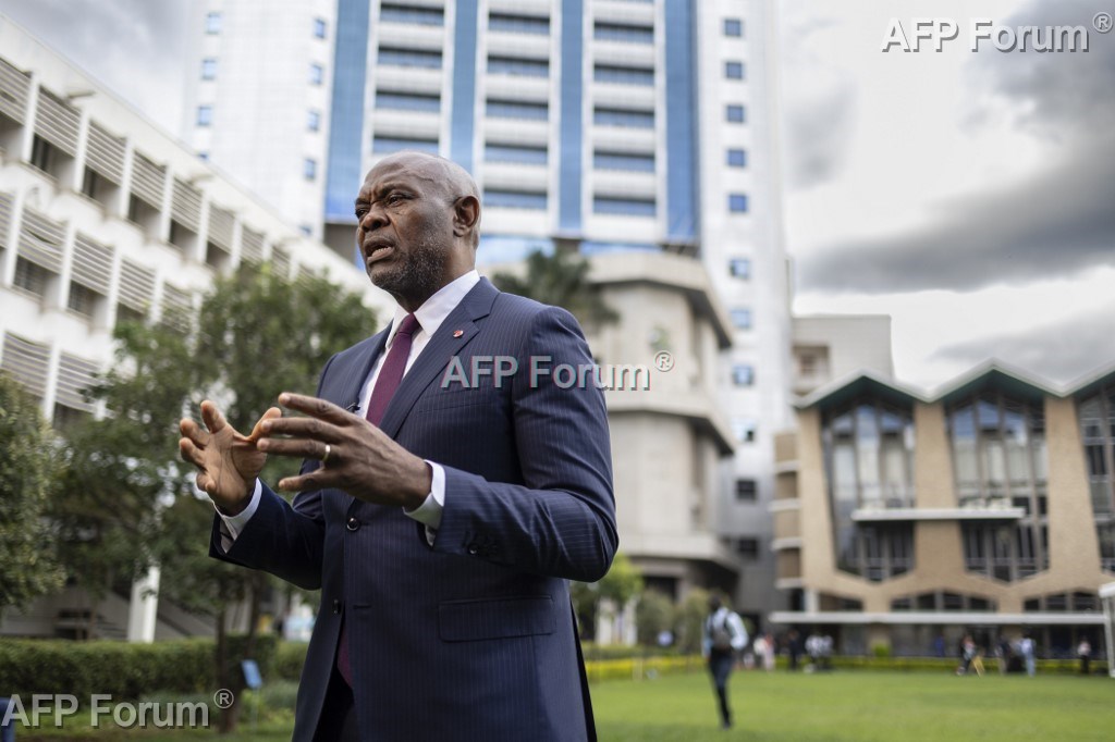 L'homme d'affaires et philantrope nigérian Tony Elumelu, le 11 mai 2026 à Nairobi au Kenya.