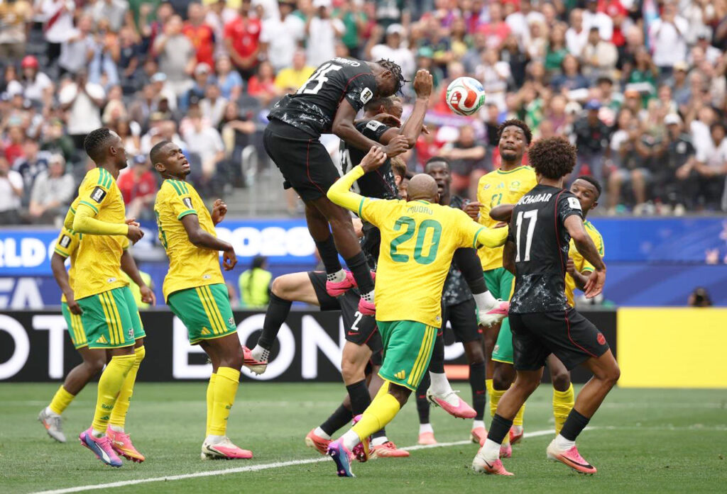 Phase de jeu du match Afrique du Sud vs Canada de ce 28 juin à Los Angeles