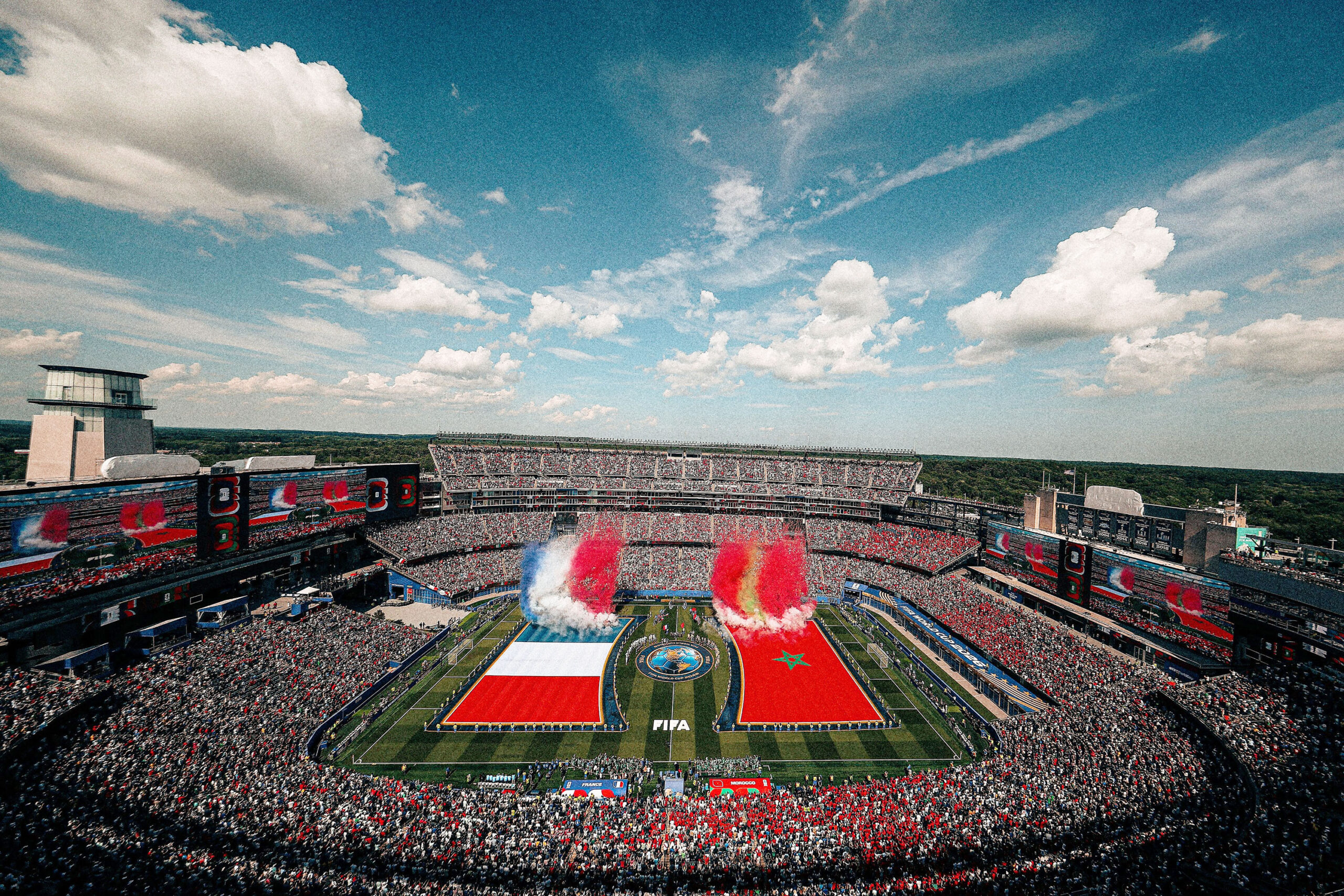 Affiche du match Maroc vs France de ce 09 juillet 2026 à Boston