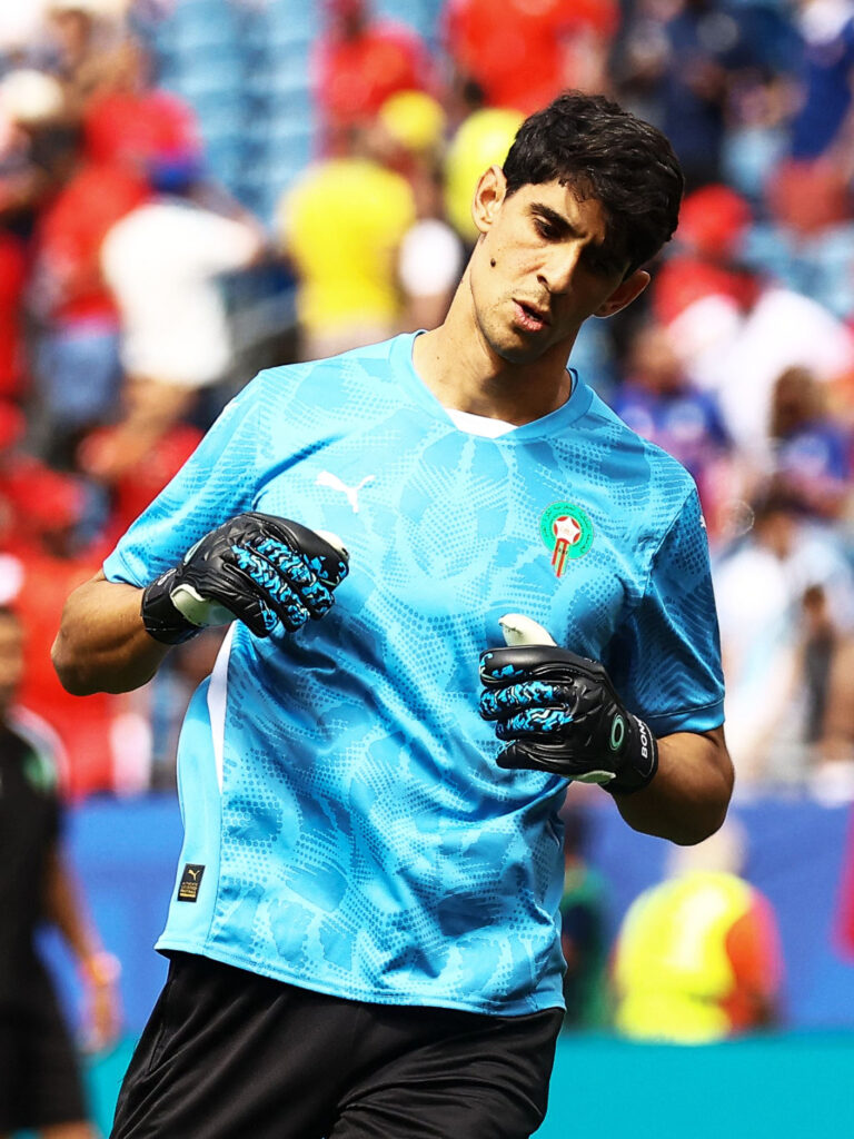 Y. Bounou lors du match Maroc vs France de ce 09 juillet 2026.
