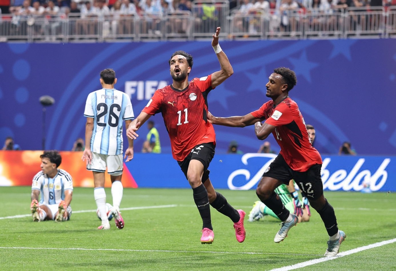 Mostafa Zico après le 2è but de son pays ce 07 juillet 2026.