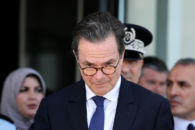 L'ambassadeur de France en Algérie, Stéphane Romatet, à l'aéroport du Bourget, près de Paris, le 1er juin 2026.
