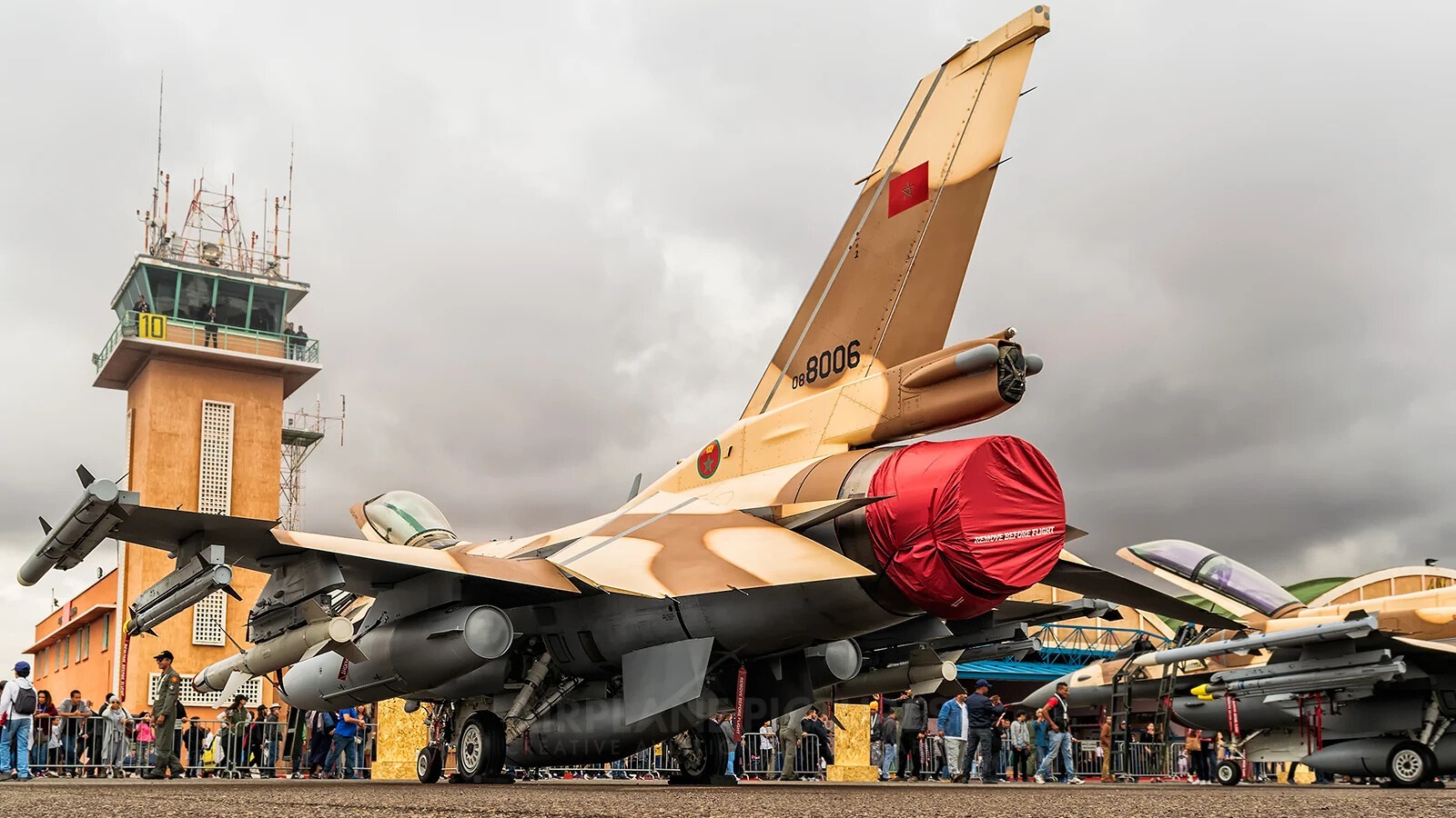 Un avion exposé au MarraKech Air Show