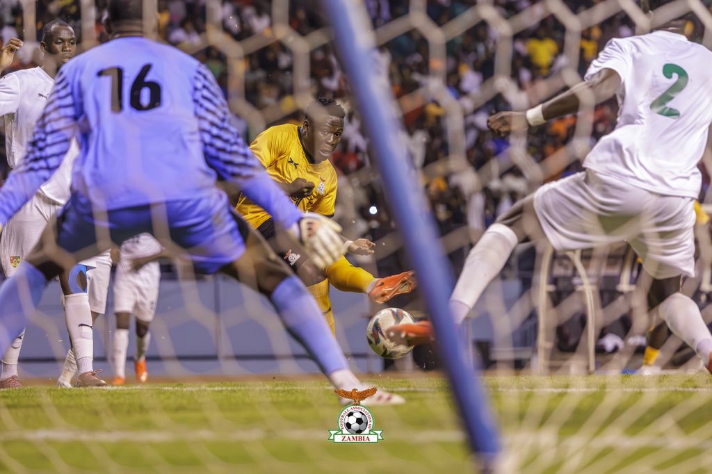 Phase de jeu du match Zambie vs Togo ce 29 septembre 2026 à Ndolo.