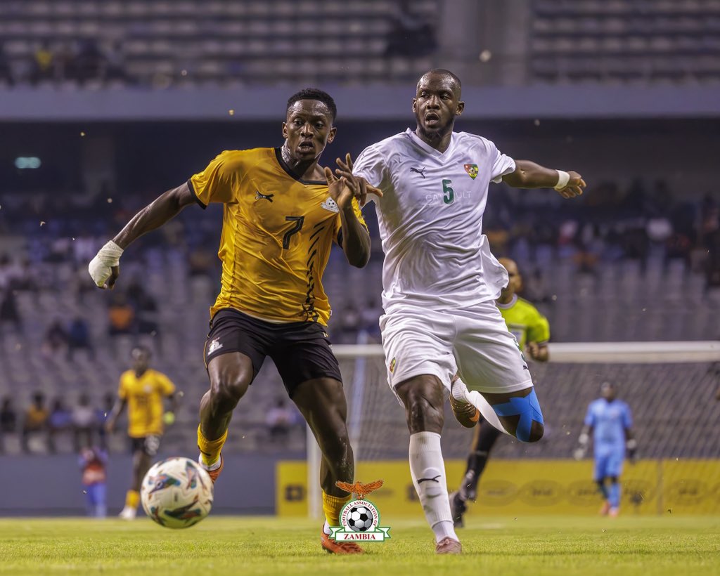 Phase de jeu du match Zambie vs Togo ce 29 septembre à Ndolo.
