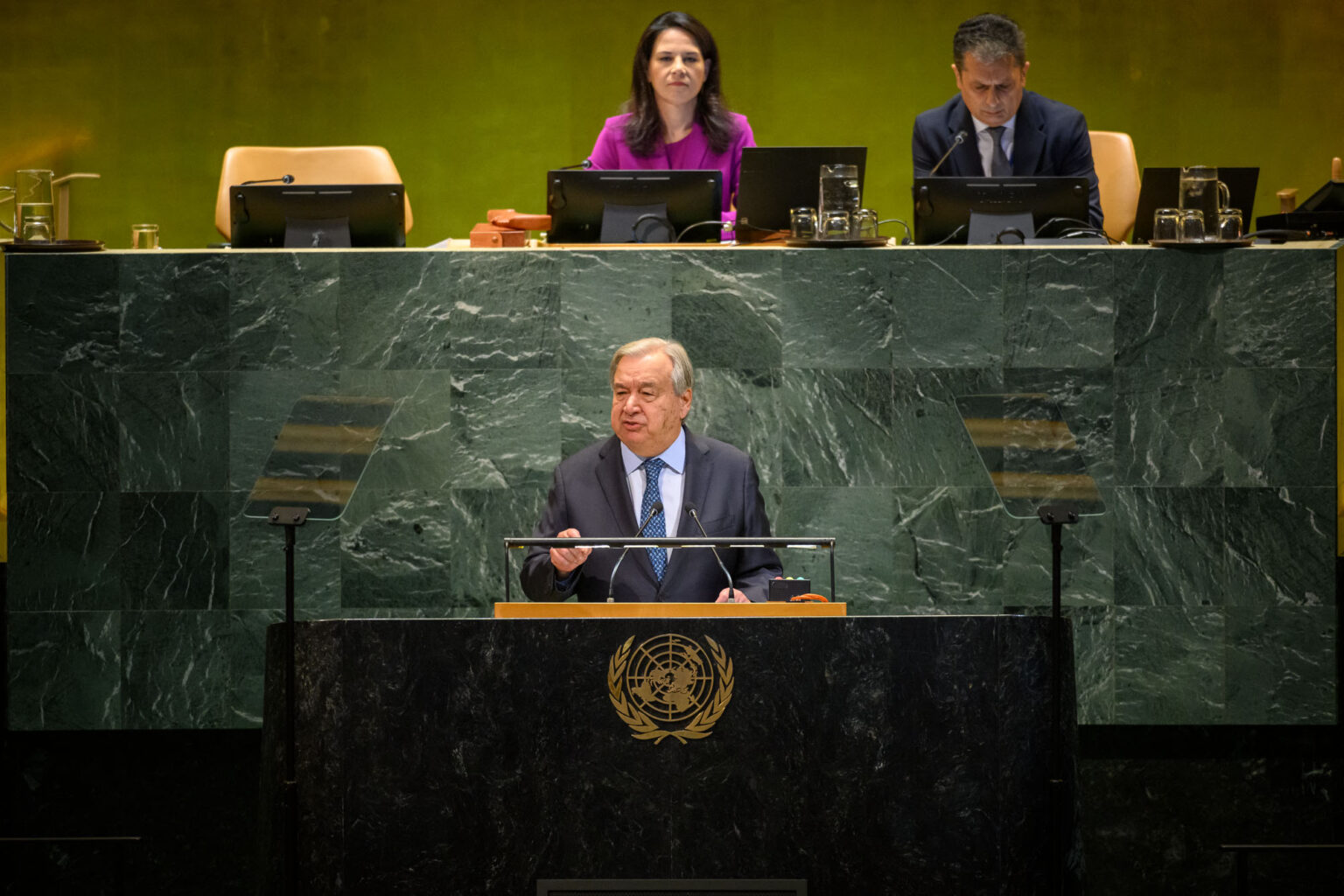Antonio Guterres chaudement applaudi ce 22 septembre pour ces ultimes plaidoyers en faveur du Sud Global au 21è siècle 